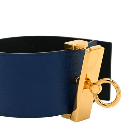 Hermes Swift Illusion Bracelet PM Bleu Saphir Black 3 of 4