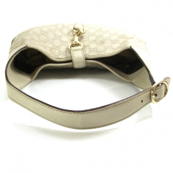 Guccissima Medium Jackie O Bouvier Hobo Off White