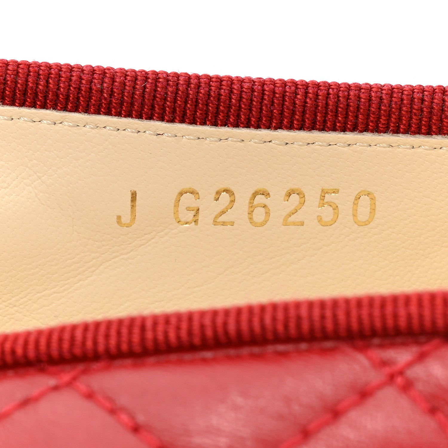 Chanel Aged Calfskin Quilted CC Cap Toe Ballerina Flats 37.5 Red 8 of 11