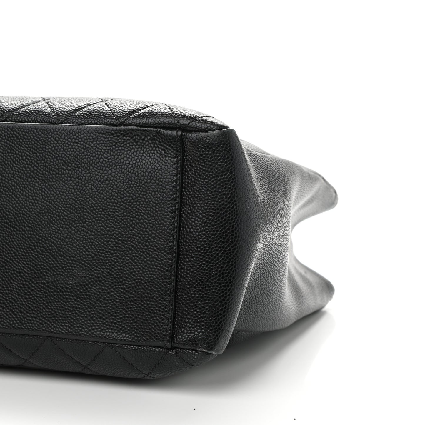 Caviar Quilted Grand Shopping Tote GST Black