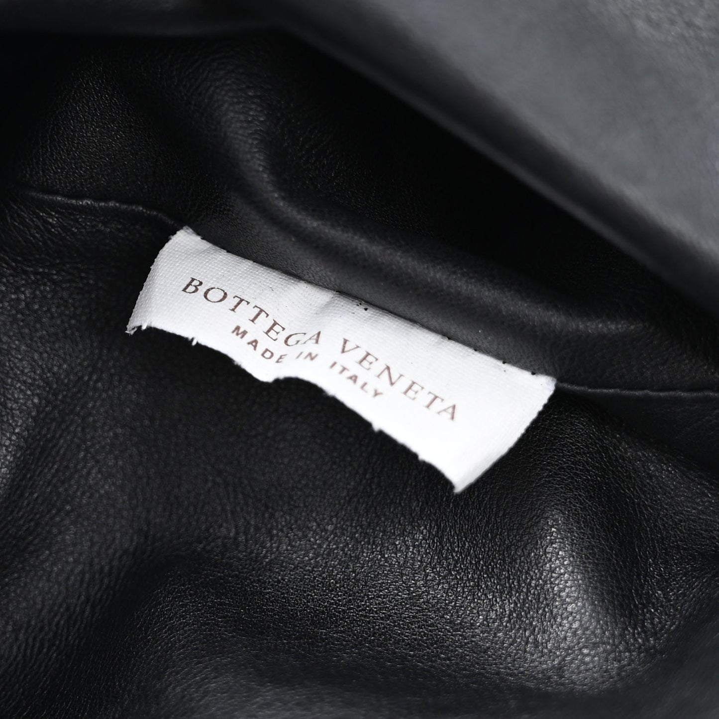 Smooth Butter Calf The Pouch Oversized Clutch Black