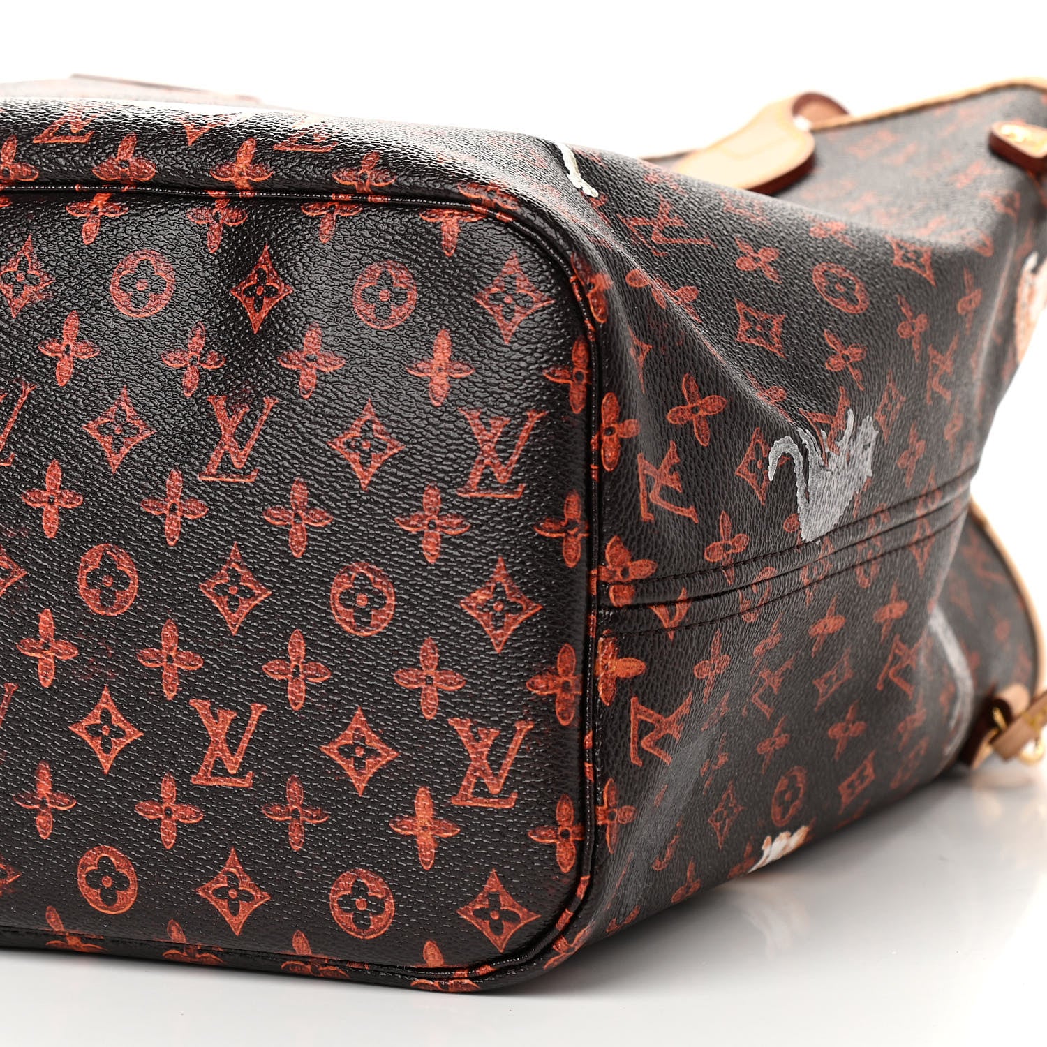 Louis Vuitton Catogram Neverfull MM Marron 11 of 14