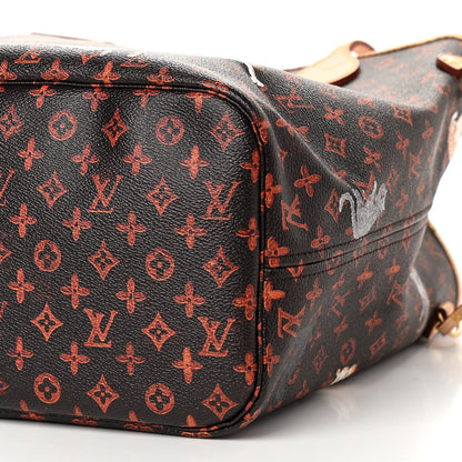 Louis Vuitton Catogram Neverfull MM Marron 11 of 14