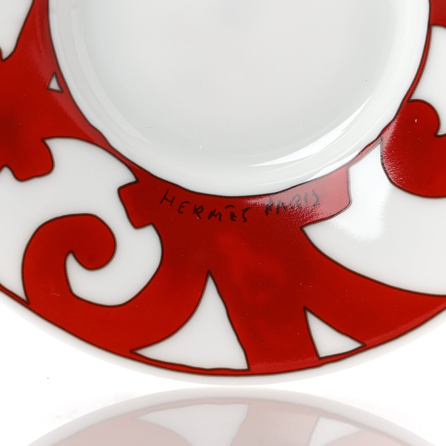 Hermes Porcelain Balcon du Guadalquivir Coffee Cup and Saucer Set of 2 6 of 7