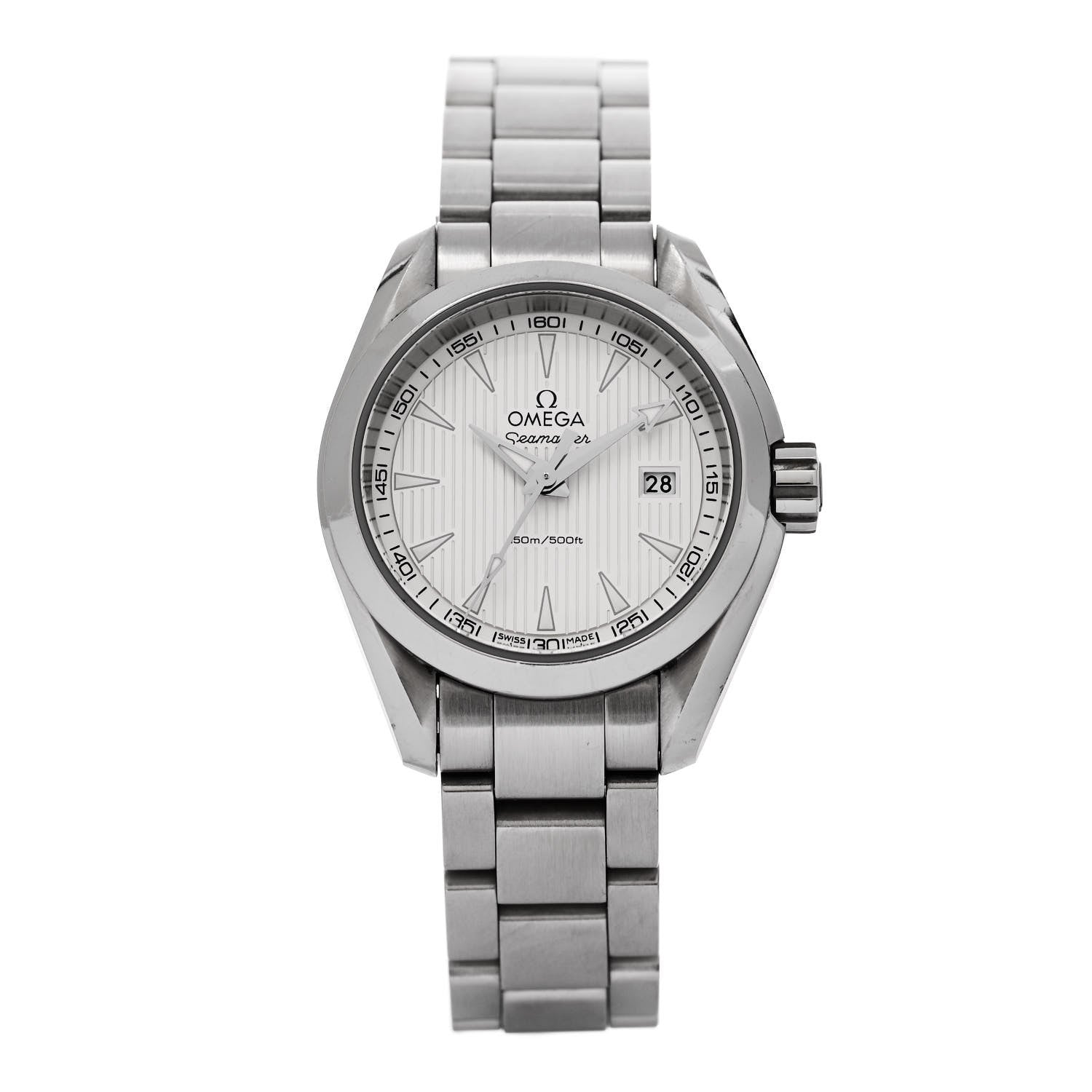Omega Stainless Steel 30mm Seamaster Aqua Terra Quartz Watch Silver 231.10.30.60.02.001 1 of 4