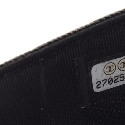 Chanel Caviar Quilted Classic Strap Pouch Black 9 of 10
