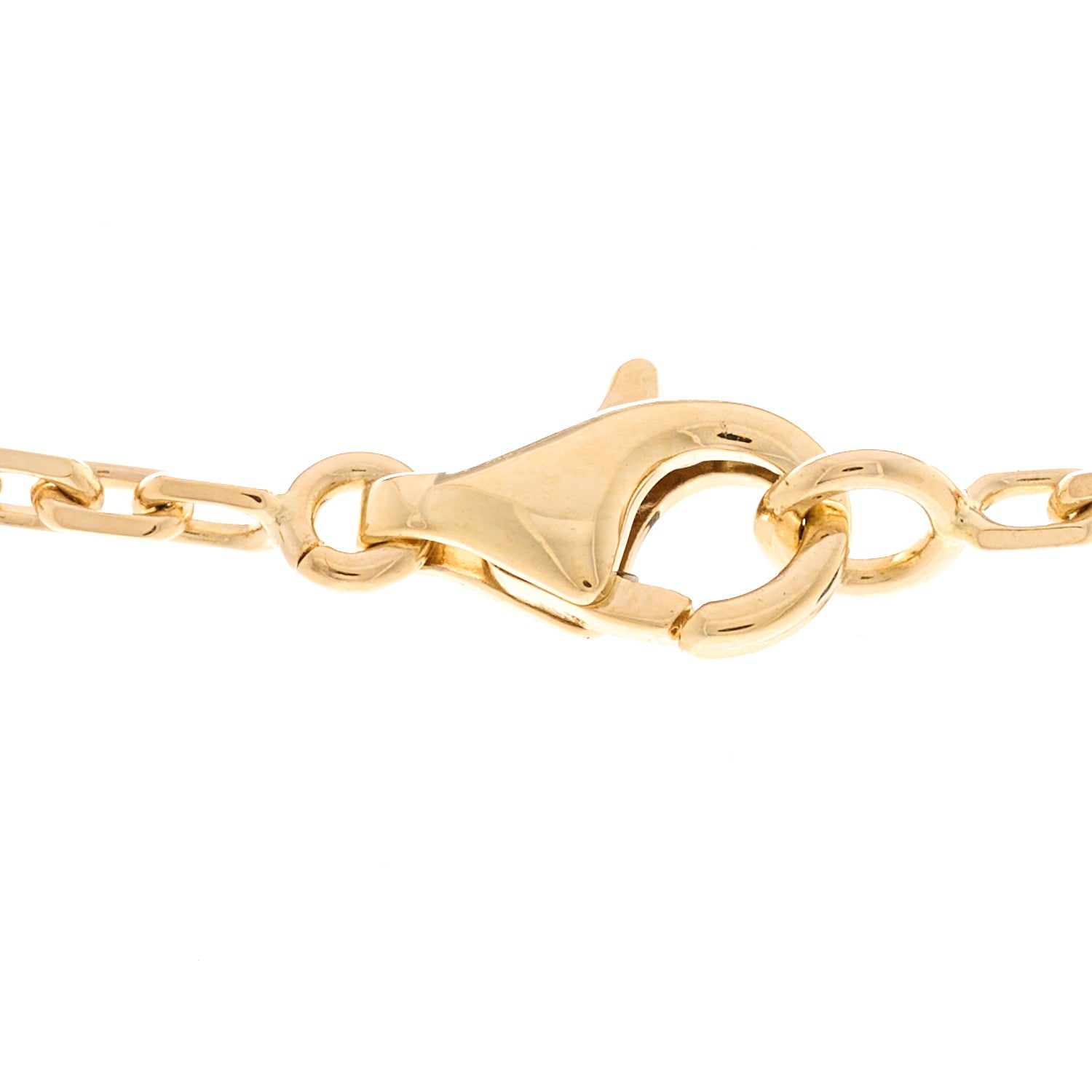 Van Cleef & Arpels 18K Yellow Gold Byzantine Alhambra Pendant Necklace 4 of 5