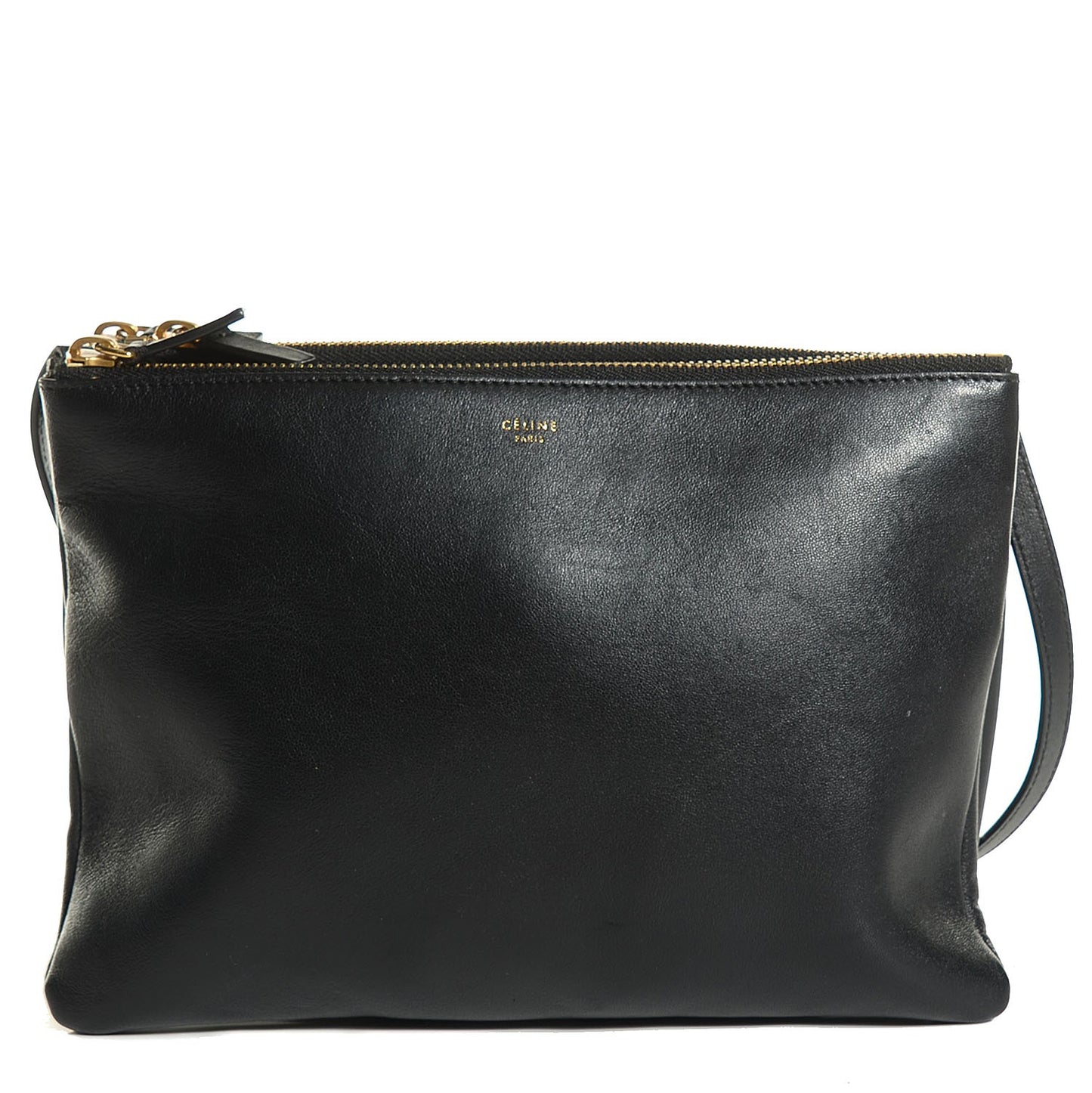 Lambskin Large Trio Crossbody Bag Black