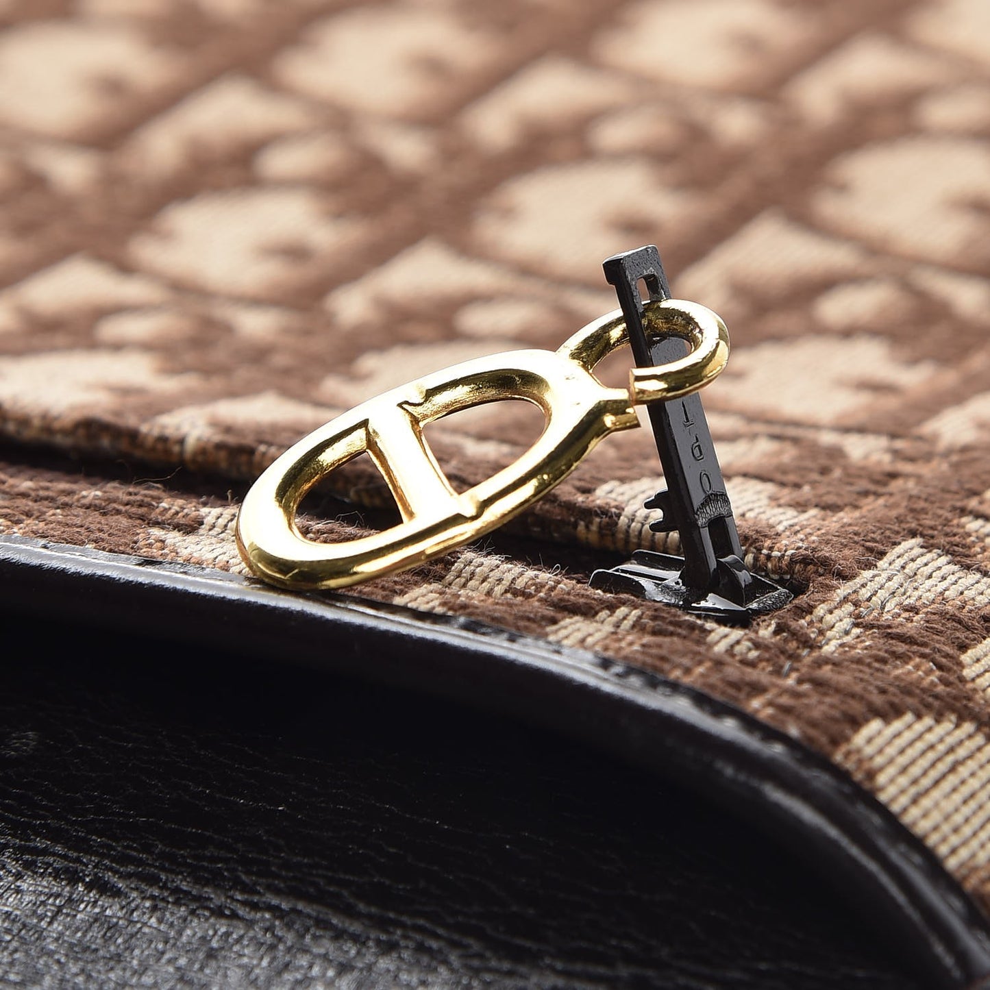 Monogram Clutch Brown