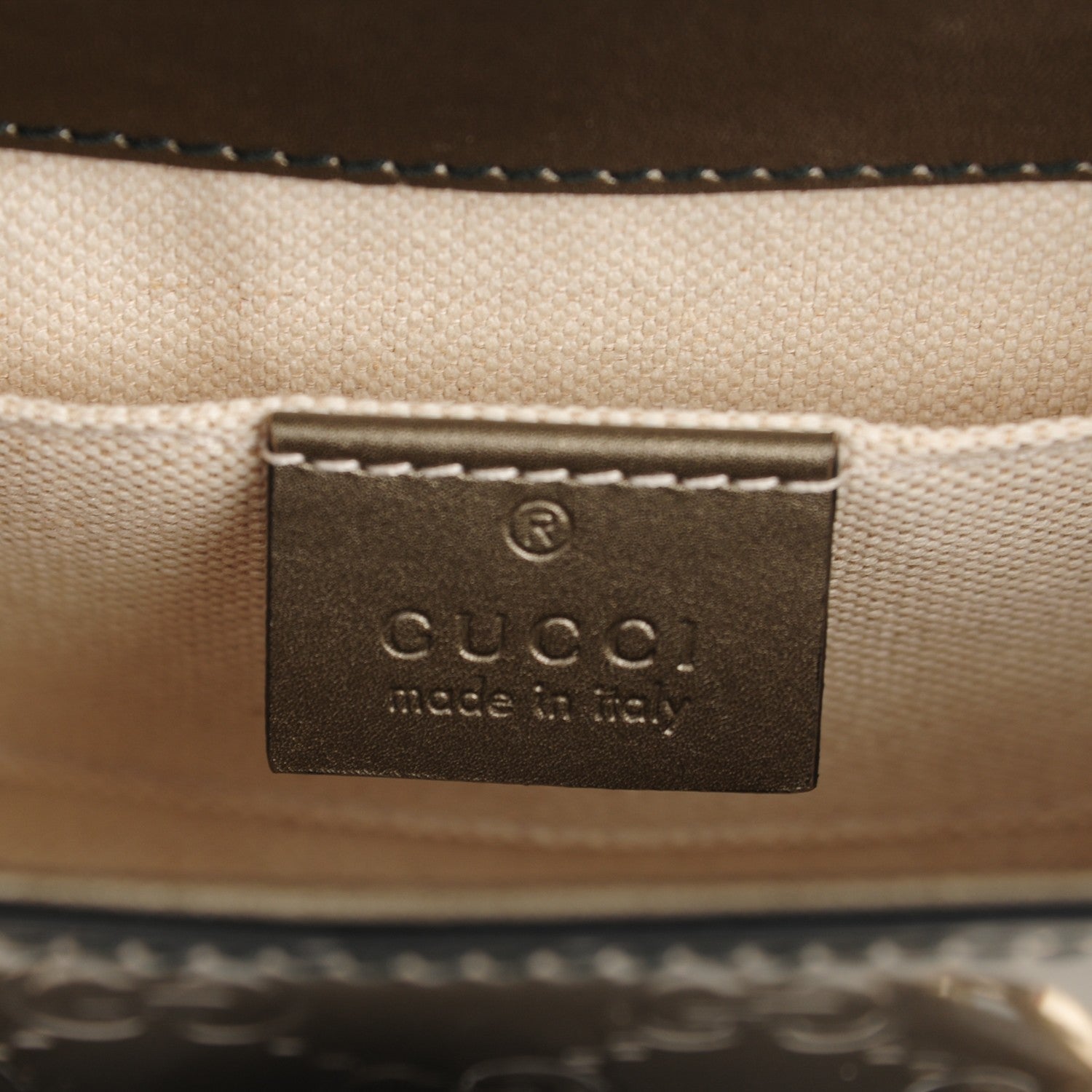Gucci Shine Guccissima Mini Emily Chain Shoulder Bag Sasso 6 of 8