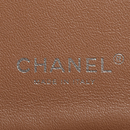 Chanel Patent Maxi Double Flap Light Brown 8 of 11