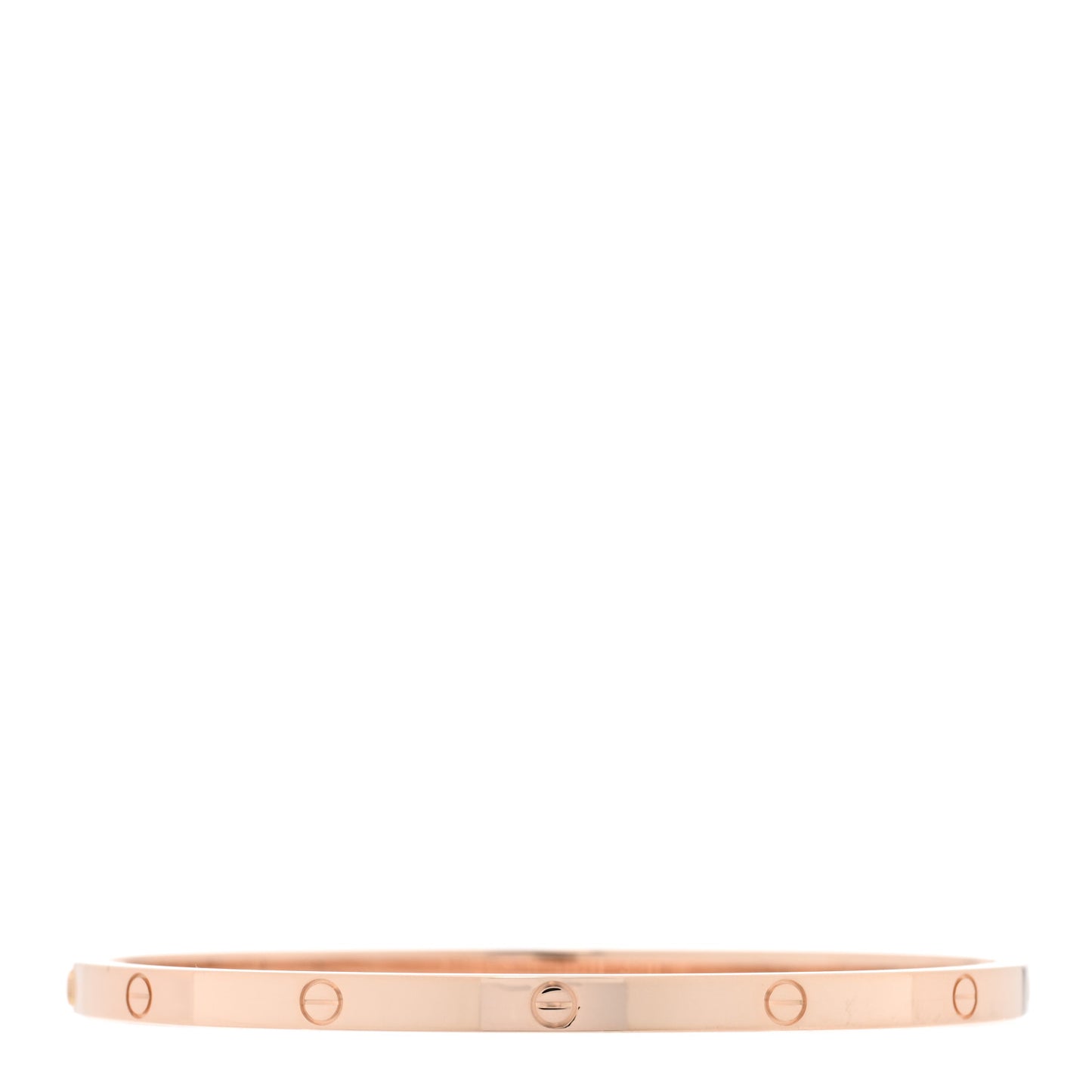 18K Pink Gold Small LOVE Bracelet 17
