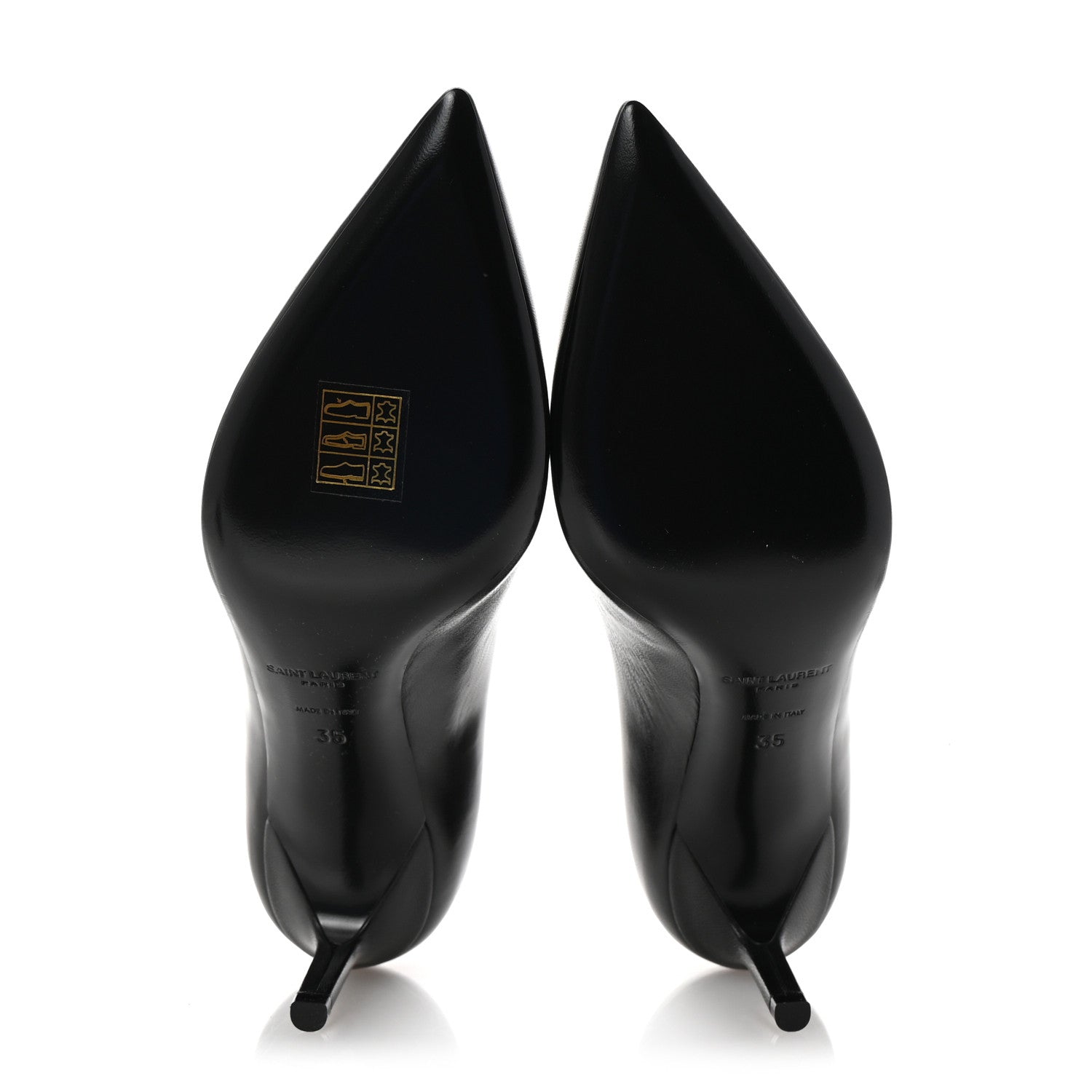 Saint Laurent Calfskin Anja 65 Pumps 35 Black 6 of 10