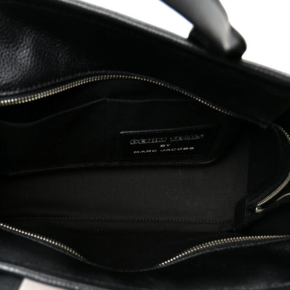 Marc Jacobs x Denim Tears Grained Calfskin Medium The Tote Bag Black 5 of 12