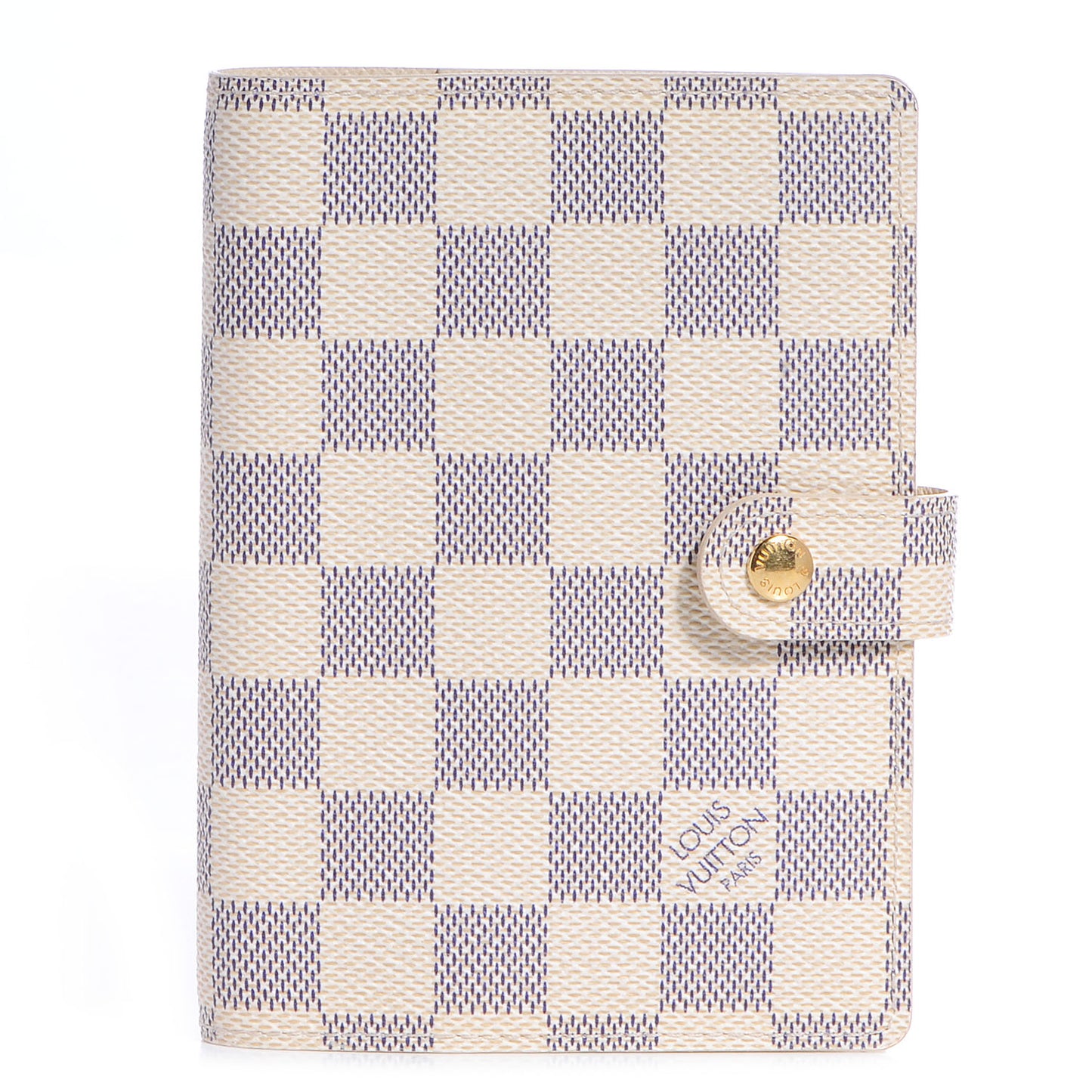 Damier Azur Small Ring Agenda Cover