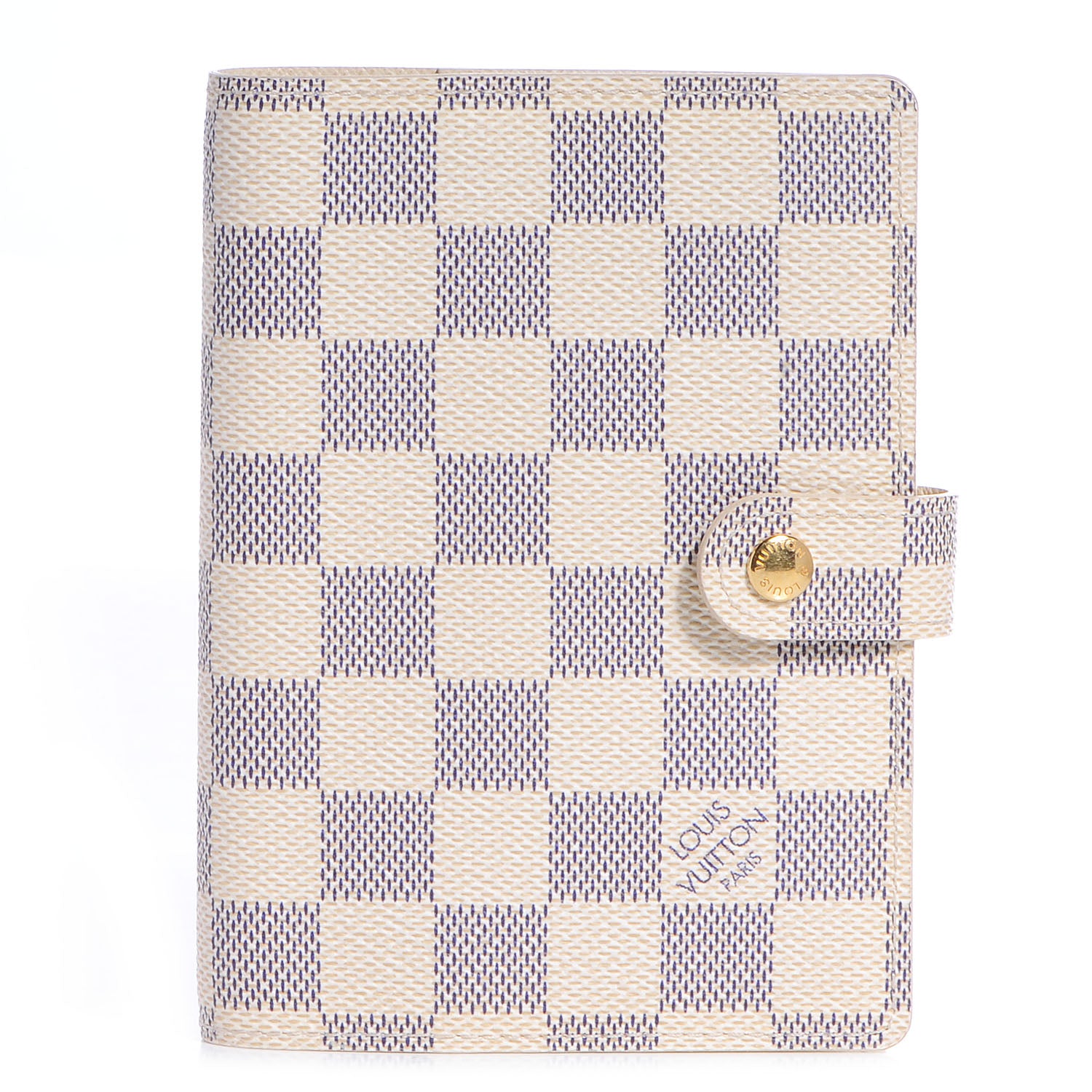 Louis Vuitton Damier Azur Small Ring Agenda Cover 1 of 7