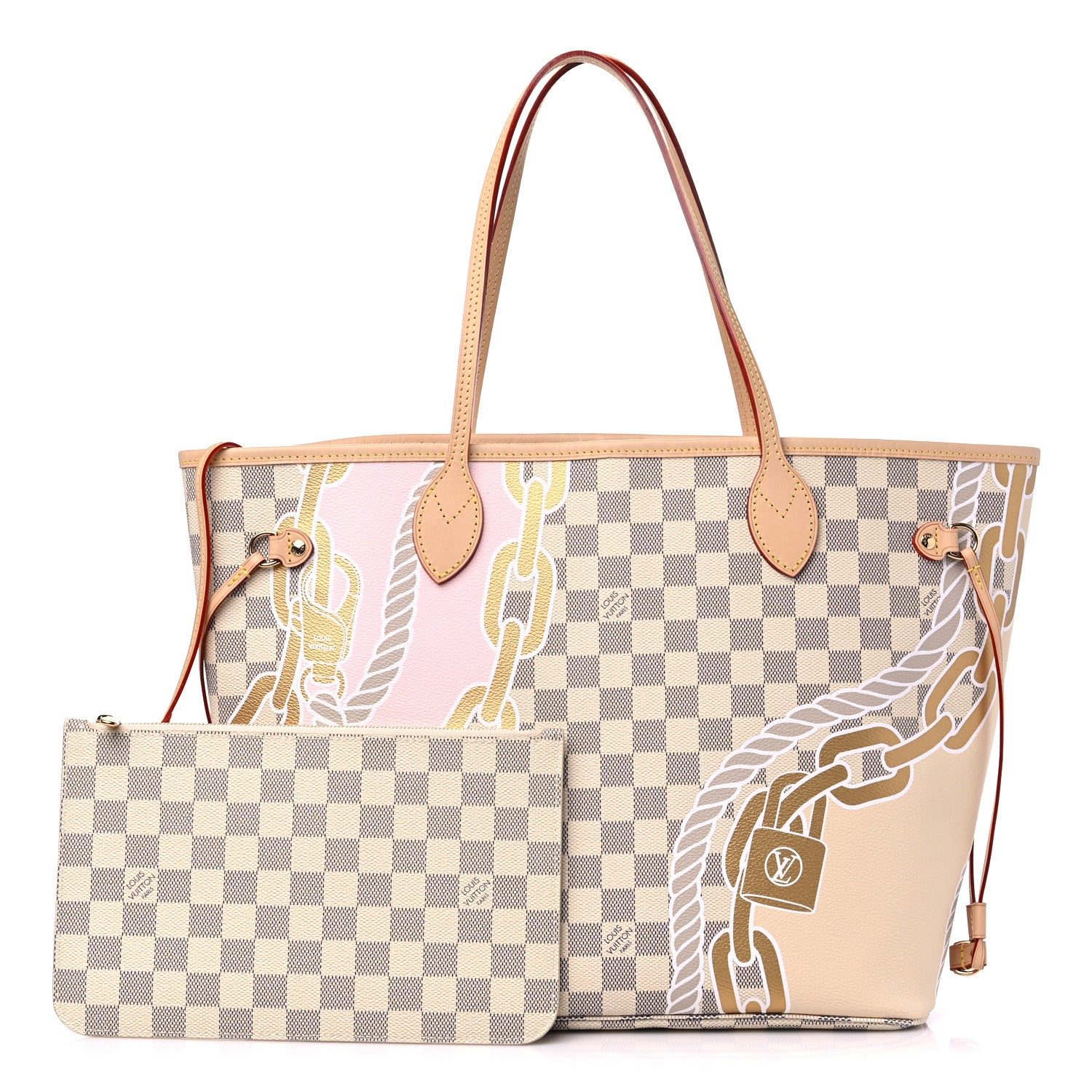 Louis Vuitton Damier Azur Nautical Neverfull MM 1 of 11