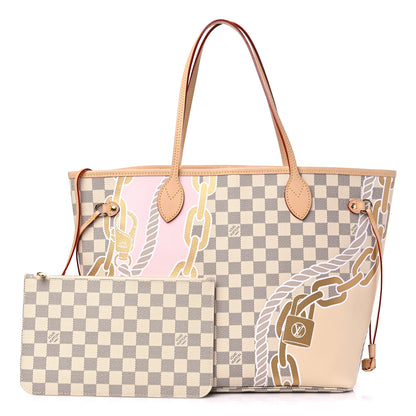 Louis Vuitton Damier Azur Nautical Neverfull MM 1 of 11