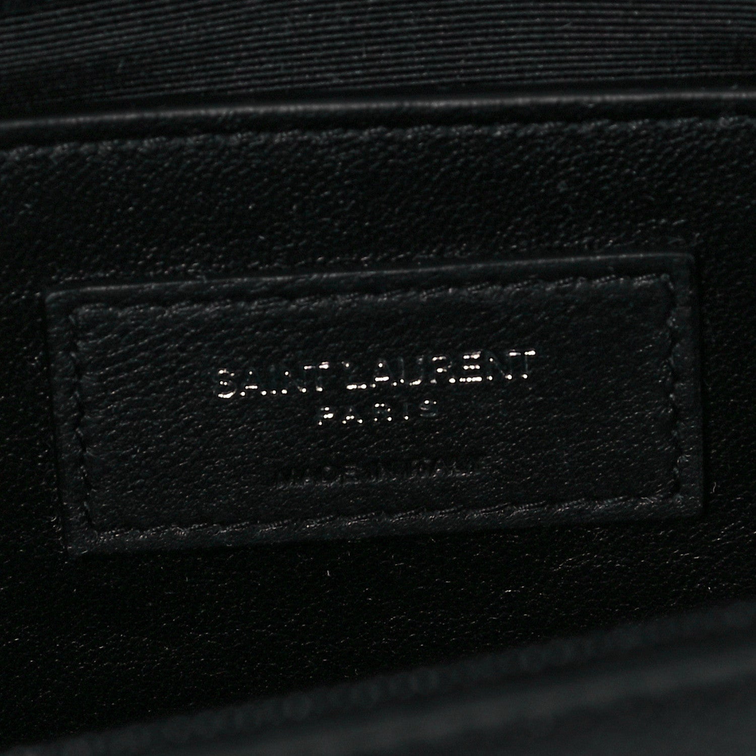Saint Laurent Grain De Poudre Medium Classic Monogram Kate Satchel Black 7 of 11