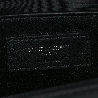 Saint Laurent Grain De Poudre Medium Classic Monogram Kate Satchel Black 7 of 11
