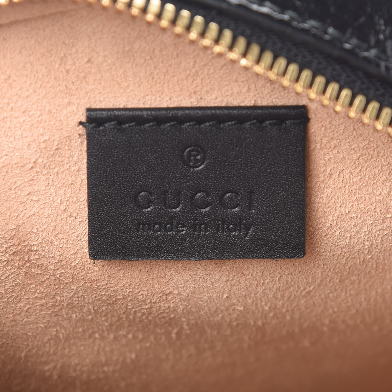 Gucci Suede Patent Web Mini Ophidia Round Shoulder Bag Black 6 of 10