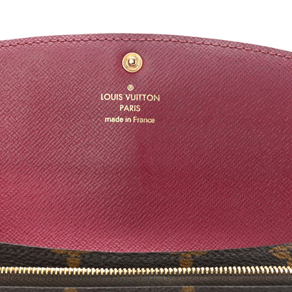 Louis Vuitton Monogram Emilie Wallet Fuchsia 5 of 5