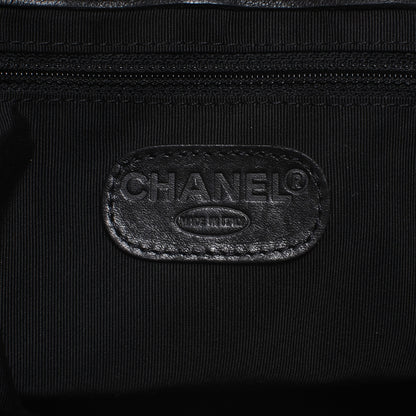 Chanel Calfskin Large Flap Shoulder Bag Black 6 of 7