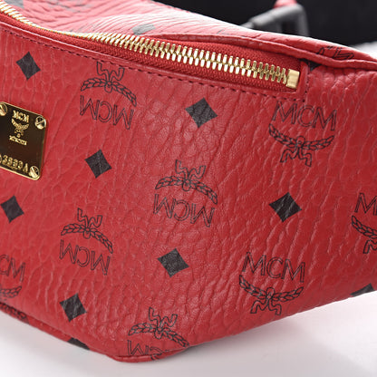 MCM Visetos Stark Belt Bag Red 9 of 9