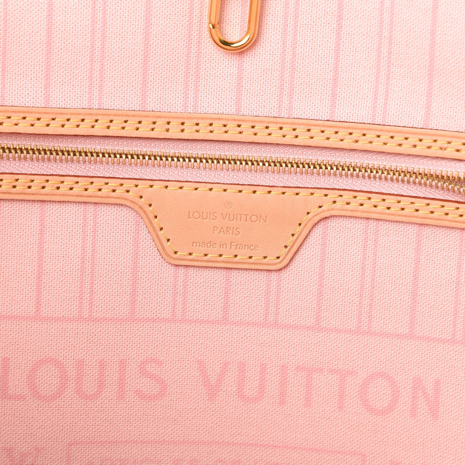 Louis Vuitton Damier Azur Neo Neverfull MM Rose Ballerine 7 of 11