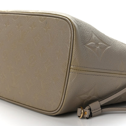 Louis Vuitton Empreinte Monogram Giant Neverfull MM Tourterelle 8 of 10