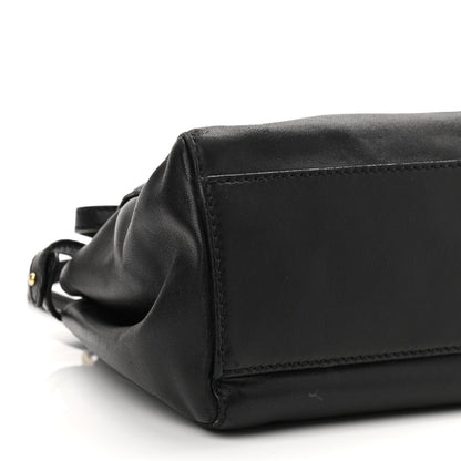 Fendi Nappa Mini Peekaboo Iconic Satchel Black 9 of 15
