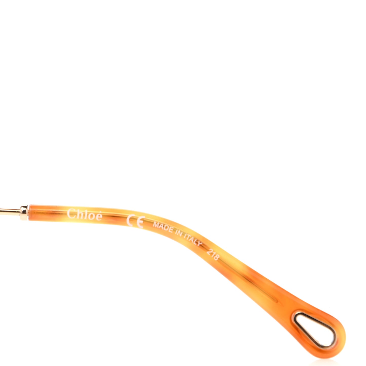 Square Aviator Sunglasses CE140S Gold