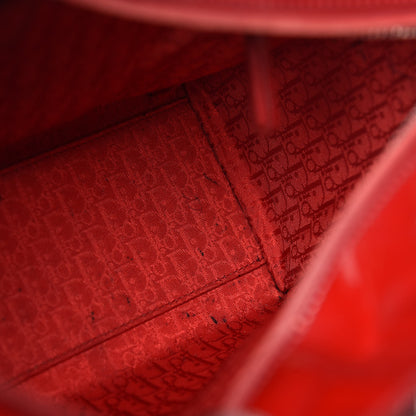 Christian Dior Patent Cannage Large Lady Dior Red 28 of 30