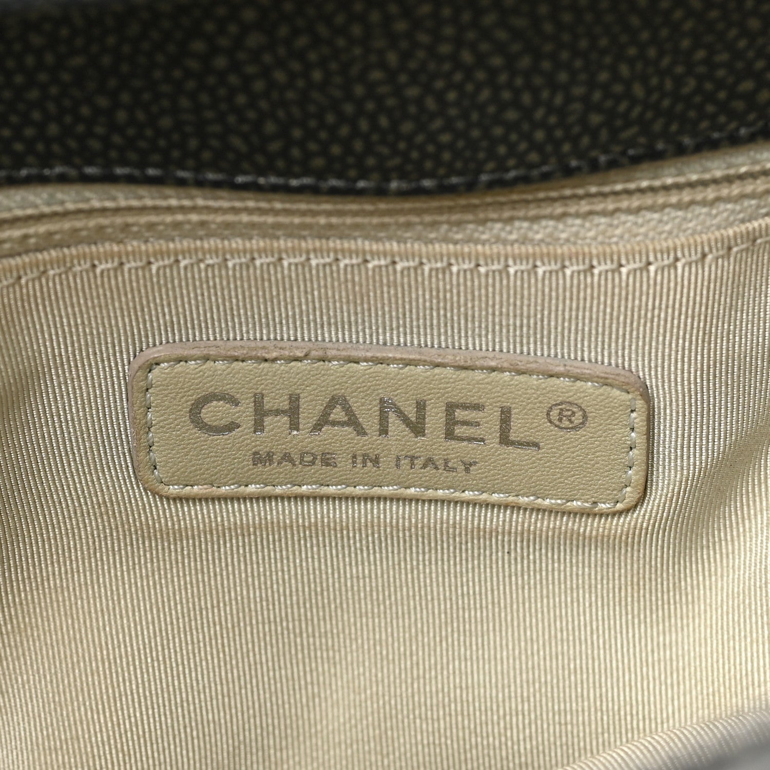 Chanel Metallic Caviar Quilted Timeless CC Shopping Tote Dark Grey 6 of 8