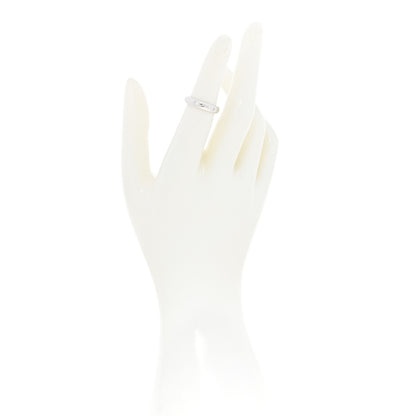 Cartier 18K White Gold 6 Diamond Stella Band Ring 50 5.25 2 of 5