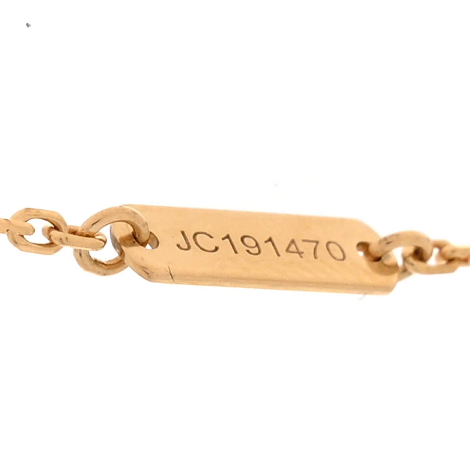 Van Cleef & Arpels 18K Yellow Gold Black Onyx Vintage Alhambra Pendant Necklace 5 of 7