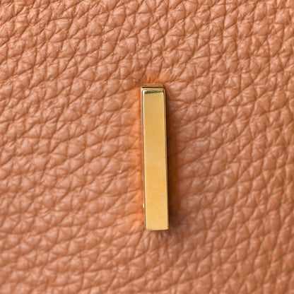 Hermes Taurillon Clemence Birkin 35 Gold 16 of 32