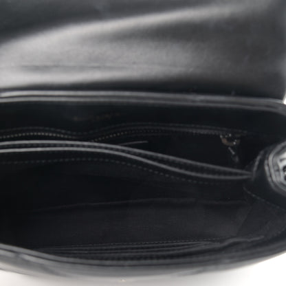 Saint Laurent Calfskin Y Quilted Monogram Toy Loulou Crossbody Bag Black 4 of 12