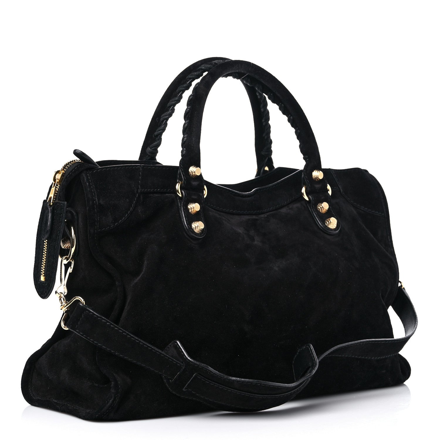 Balenciaga Baby Daim Suede Giant 12 Gold Hardware City Black 3 of 16