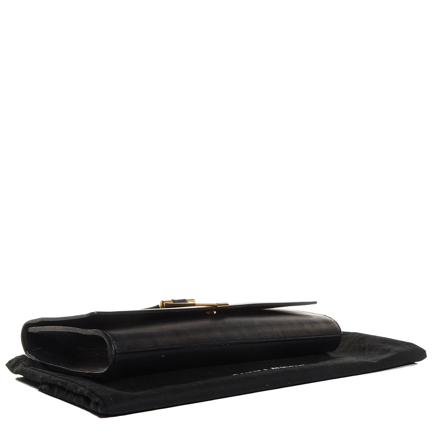 Calfskin Classic Y Clutch Black