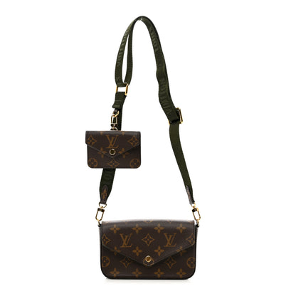Louis Vuitton Monogram Felicie Strap & Go Kaki 1 of 10