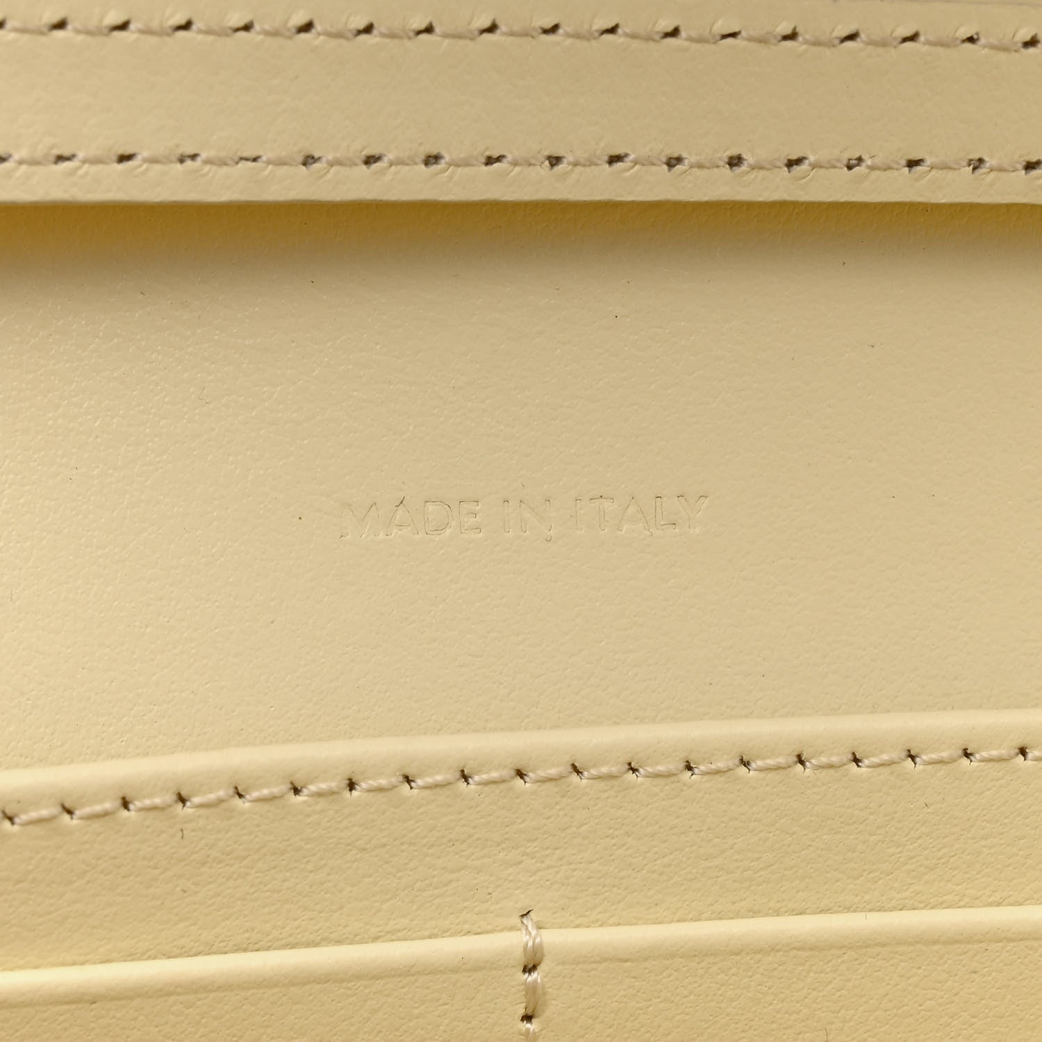 Celine Shiny Calfskin Triomphe Margo Wallet on Chain Sunlight 7 of 11