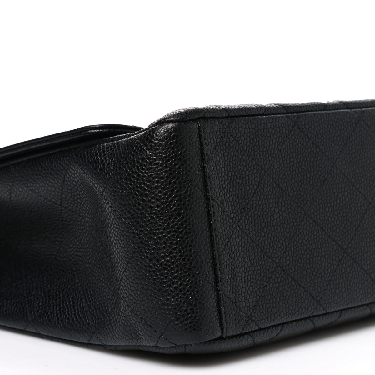 Caviar Quilted Maxi Single Flap Black