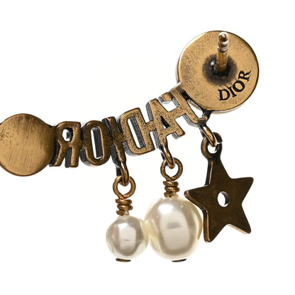 Christian Dior Metal Pearl J'Adior Ear Cuff Gold White 4 of 4