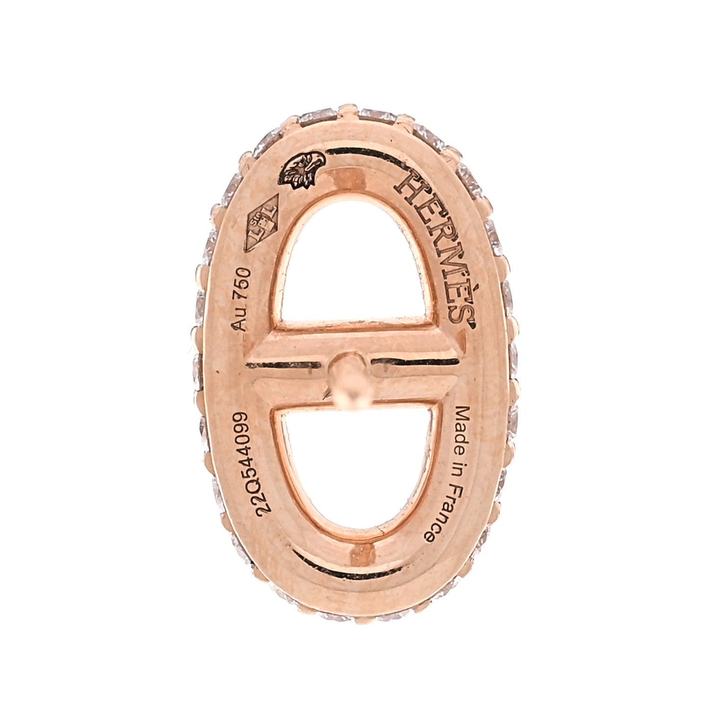 18K Rose Gold Diamond New Farandole Earrings