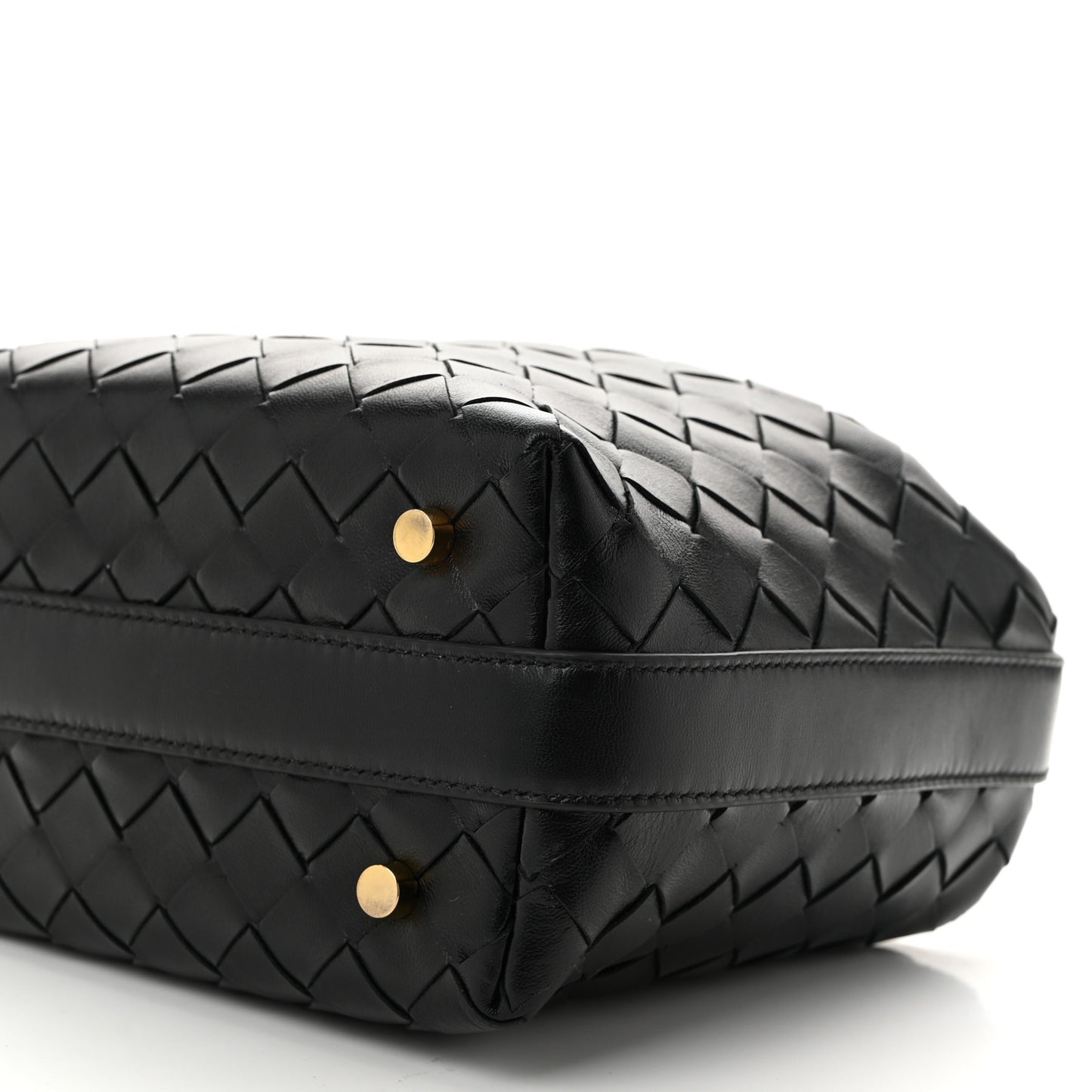Calfskin Nappa Intrecciato Mini Wallace Black