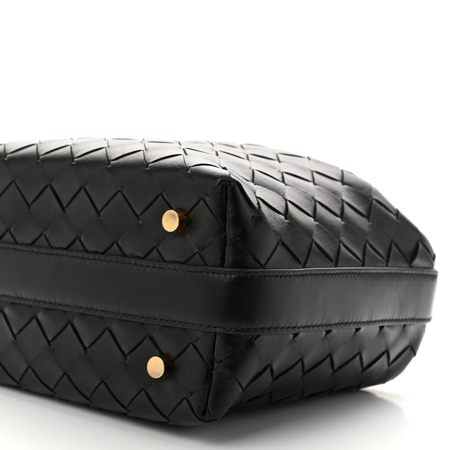 Bottega Veneta Calfskin Nappa Intrecciato Mini Wallace Black 10 of 10