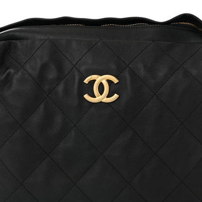 Chanel Calfskin Quilted Large Daily Hobo Black 8 of 10