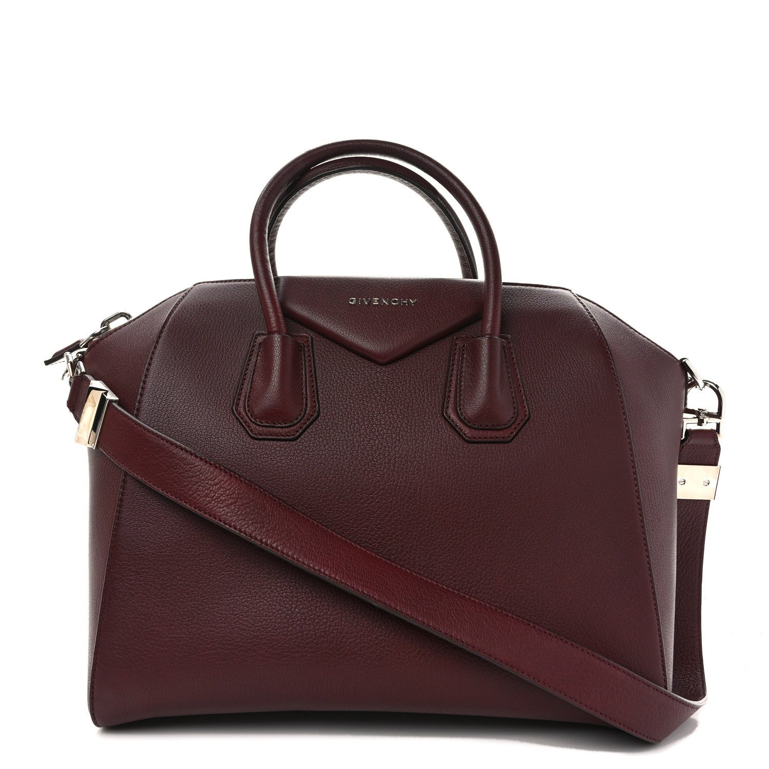 Givenchy Sugar Goatskin Medium Antigona Oxblood 1 of 9