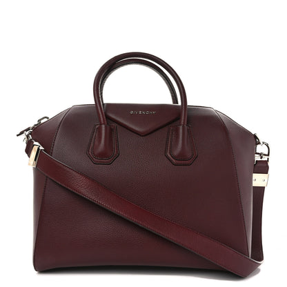 Givenchy Sugar Goatskin Medium Antigona Oxblood 1 of 9